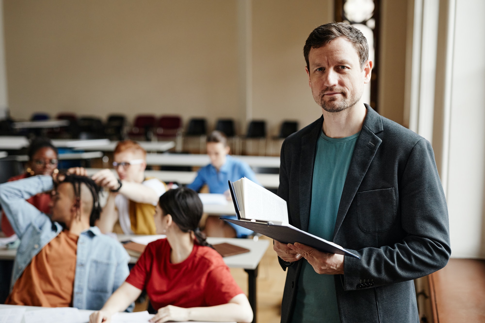 College Professor in Class